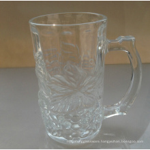 hot sale!clear glass beer mug